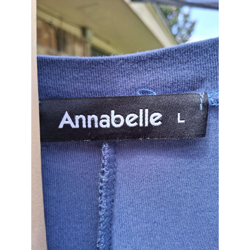Annabelle High Low Maxi Tunic Dress Blue Purple Boho Flowy L Chic Casual - Picture 6 of 10